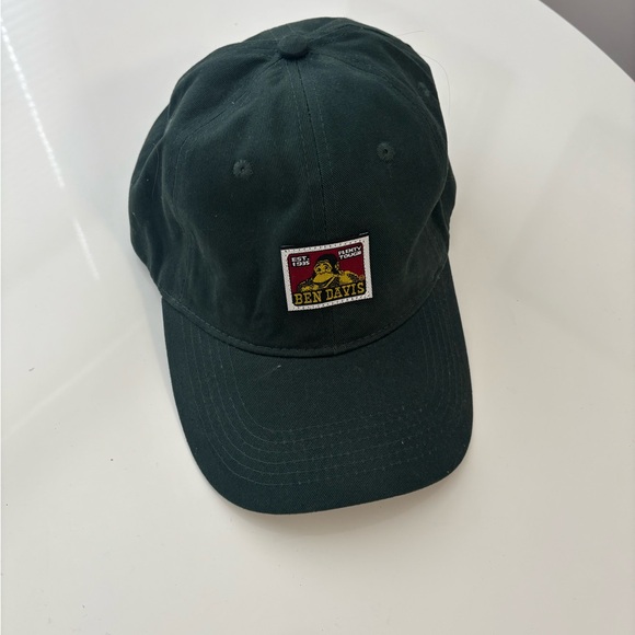 Ben Davis Dark Green Logo Cap - Picture 3 of 4
